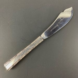 Vintage 1962 Lunt Madrigal Sterling Silver 7” Master Butter Knife No Monogram
